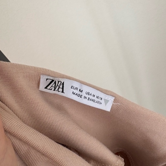 Zara Soft Cream Dress - Picture 3 of 4